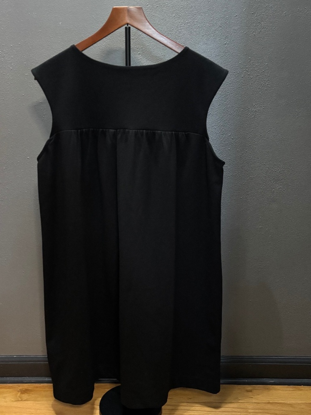 ELLE Sleeveless Black Dress Embellished Beaded Neckline Women's Size XL - Picture 7 of 10